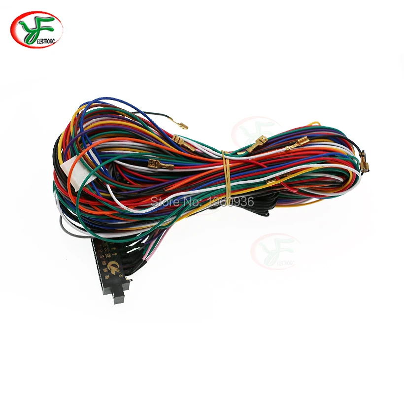 

50 PCS 28PIN Jamma Wires 2 Players jamma loom Arcade Harness Wire For Custom wire for coin-operated game machine