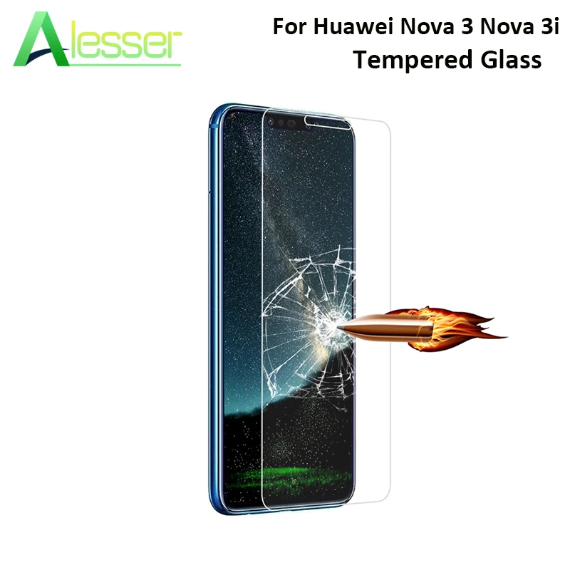 Alesser для huawei Nova 3 Nova 3i, закаленная Защитная стеклянная пленка для экрана, антиударная пленка для huawei Nova 3i, стеклянная пленка