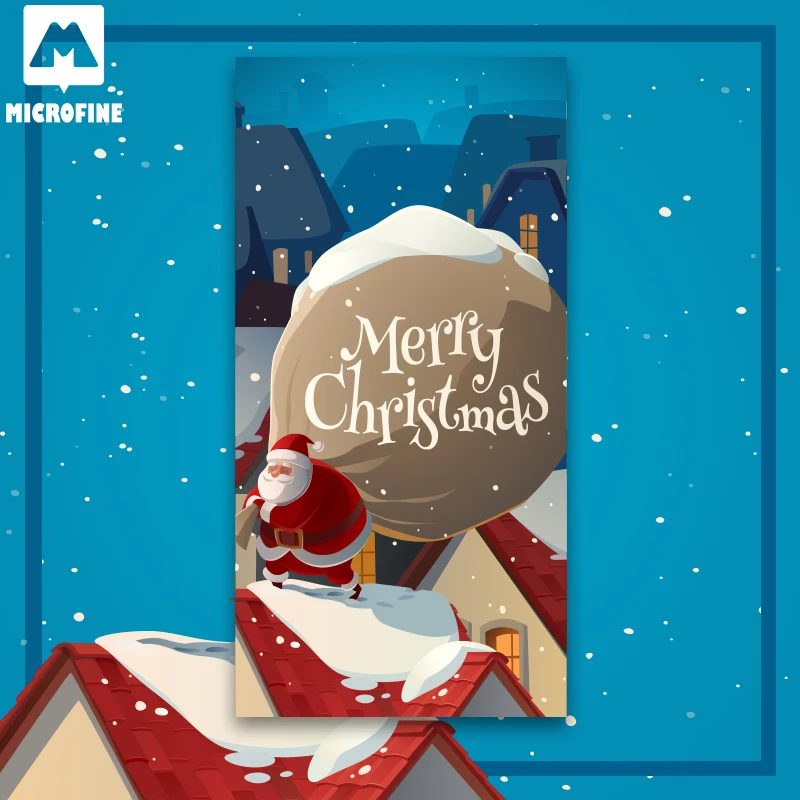 Microfine микрофибра полотенца зима рождественский подарок Душ Сауна комнаты банные