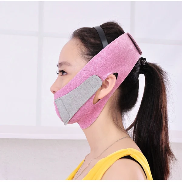 Маска для лица с двойным подбородком бандажный пояс анти-провисание Beauty Facemask JS 2019