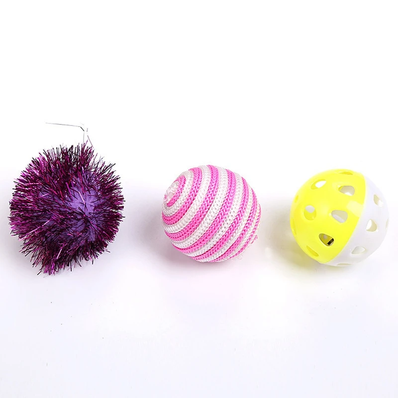 Cat Toy Ball Interactive Toys Play Chewing Rattle Scratch False Mouse Mini Funny Playing Training Pet Supplies S | Дом и сад