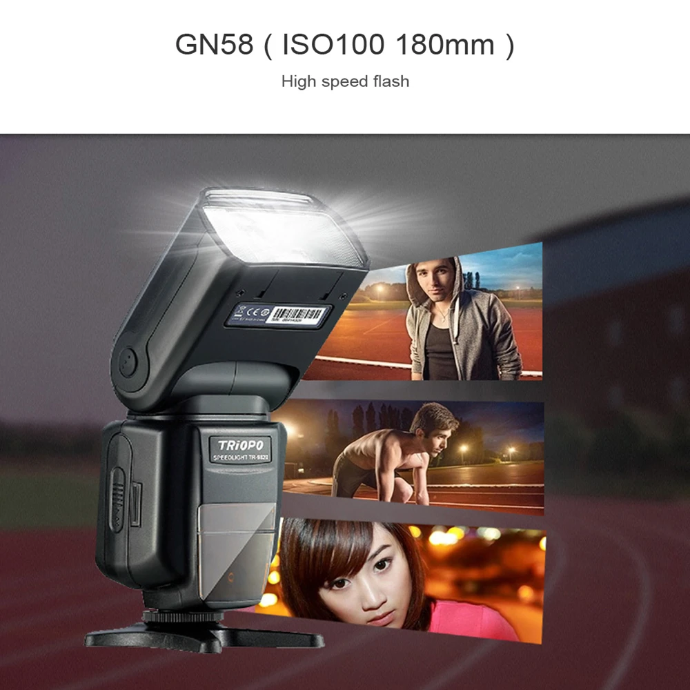 Лидер продаж! TRIOPO TR 586EX N Режим беспроводной вспышки ttl Вспышка Speedlite 1/8000 s для