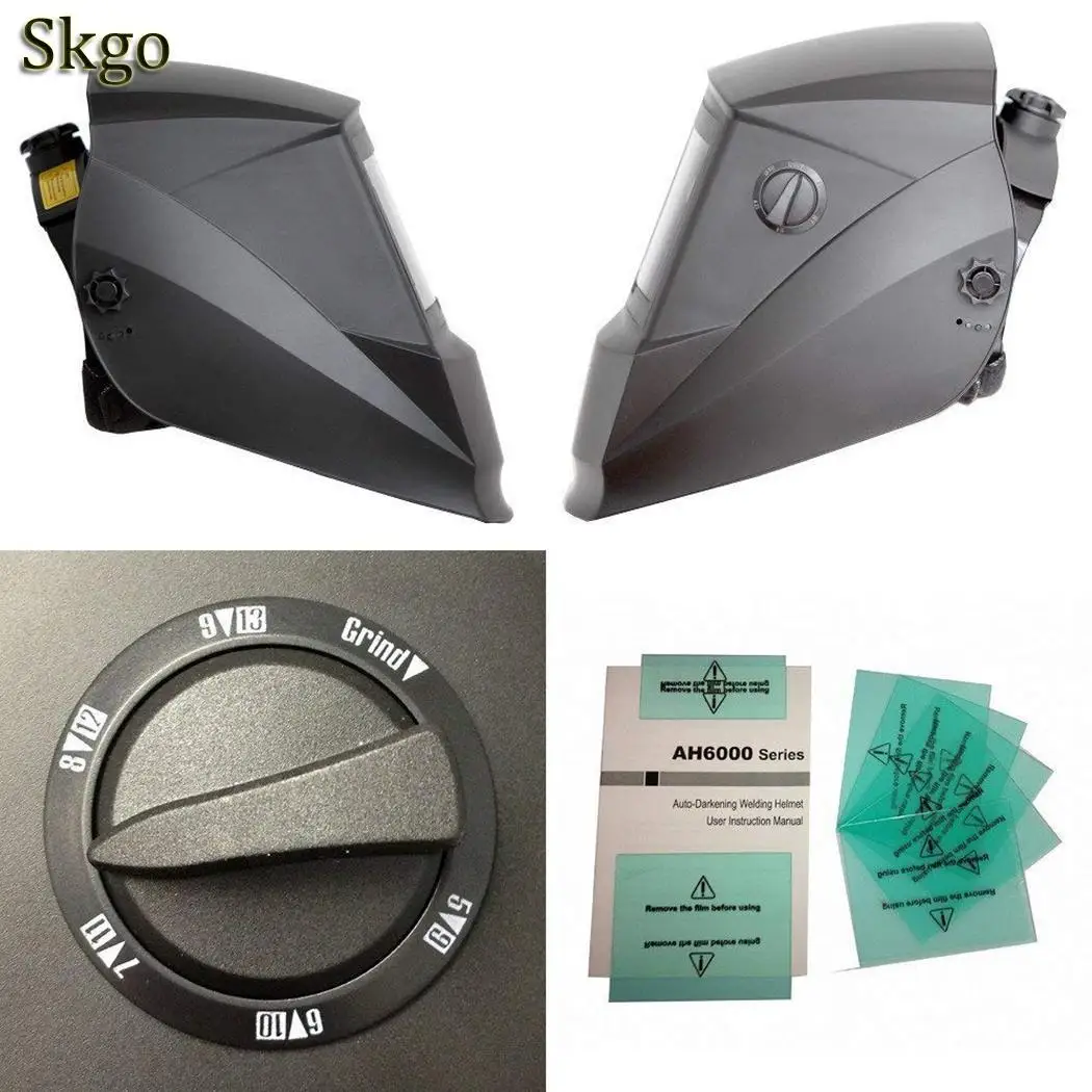 Solar Fully Automatic Radiation Protection Darkening Welding 0.4ms~0.8ms -5 - 55C DIN 15 0.0002ms Helmet | Инструменты