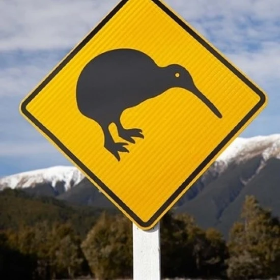 New Zealand South Island Road Sign St Arnaud Range плакат печать Дэвидом уоллом (11x17)|Таблички и знаки| |