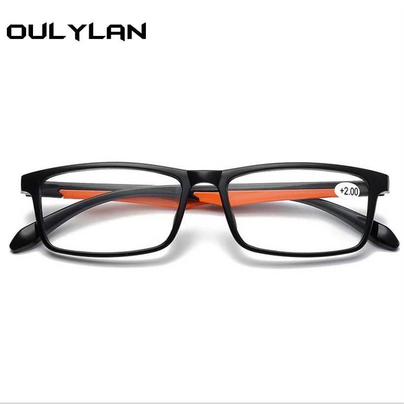 Oulylan TR90 очки для чтения мужские и женские пресбиопические из смолы прозрачные