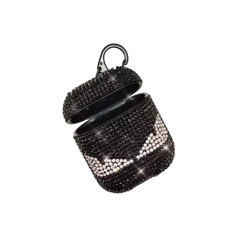 Роскошные Rhinestone 1 шт. Bluetooth беспроводные наушники чехол для AirPods защитный чехол Аксессуары для Apple Airpods зарядная коробка
