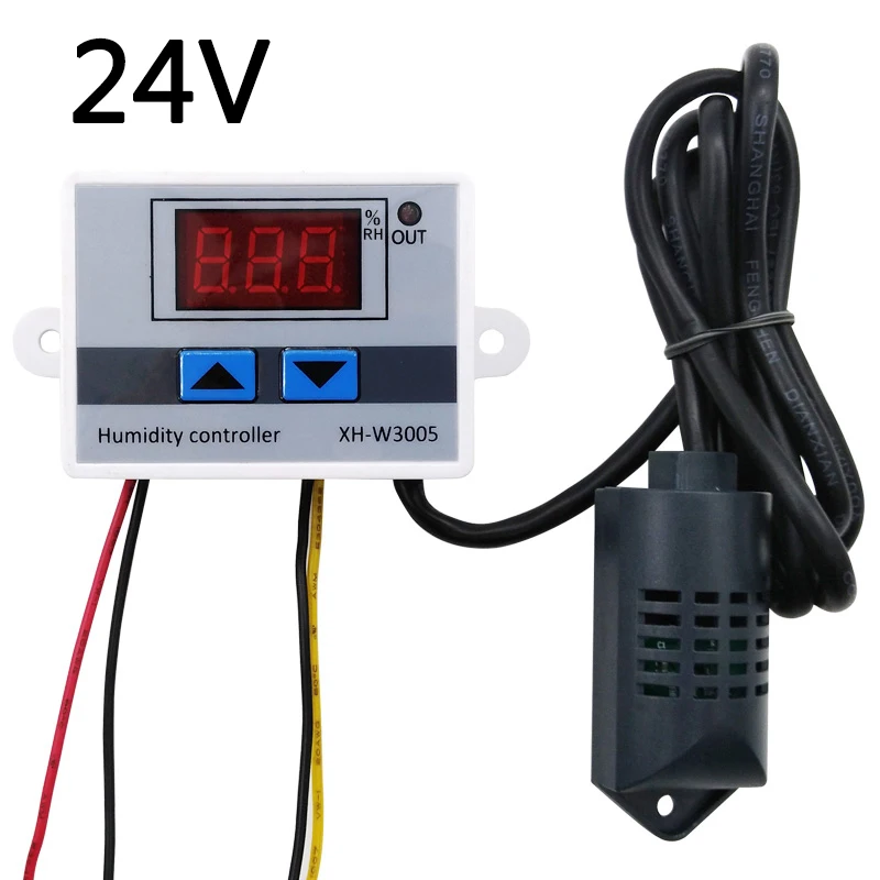 12 V 220 светодиодный цифровой регулятор влажности гигрометр переключатель Сенсор