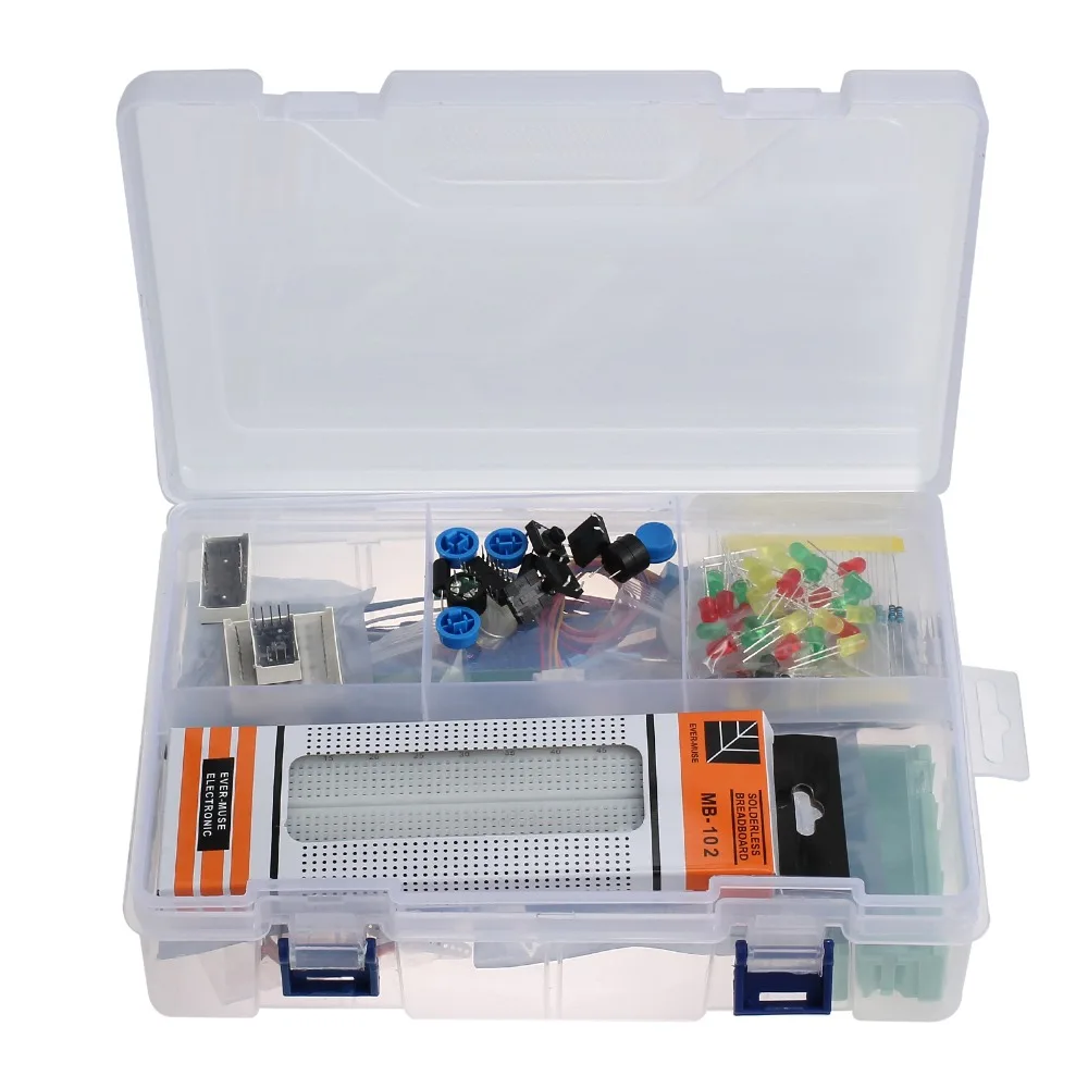 eSYNiC For 96 In1 Set Lab Project UNO R3 1602 LCD Starter Kit SG90 9G Servo Potentiometer |