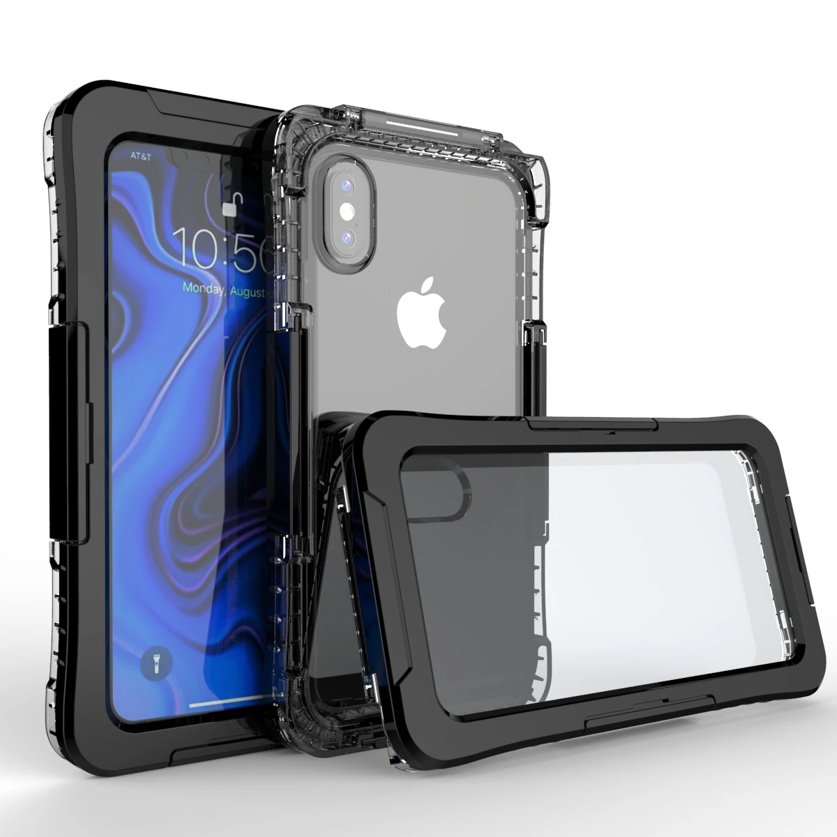 Водонепроницаемый чехол для iPhone Xs Max/Xr спорта на открытом воздухе 360 градусов