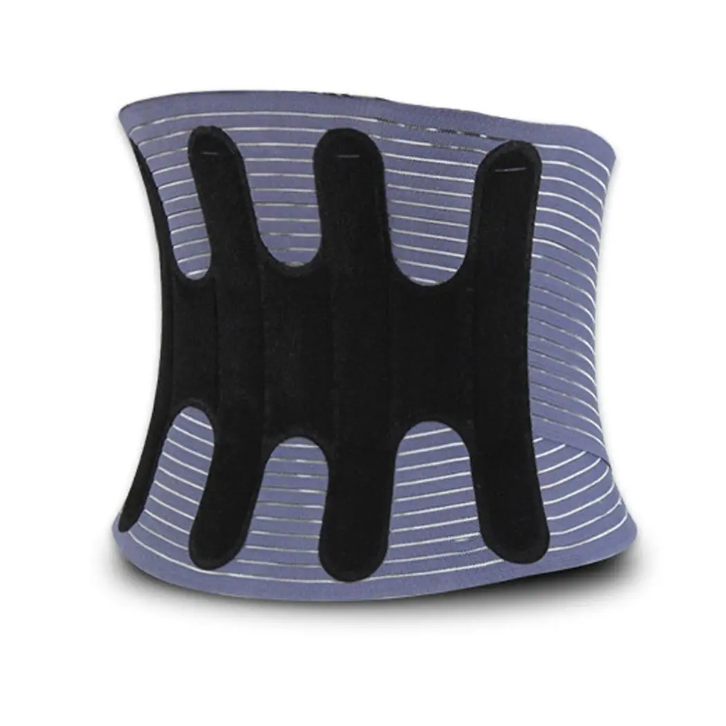 Регулируемый стальной ремень поясничного межпозвоночного диска черный серый