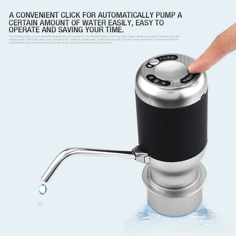 Беспроводной Электрический автоматический насос для бутылки воды умный