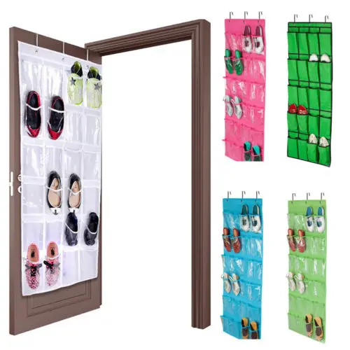 24 карманных пространства для обуви висячий Органайзер на дверь полка настенная