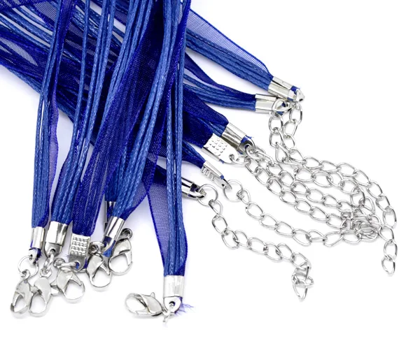 DoreenBeads 20 Омар застежка органза лента восковое шнур ожерелья 17 дюймов (B10489) yiwu|corded