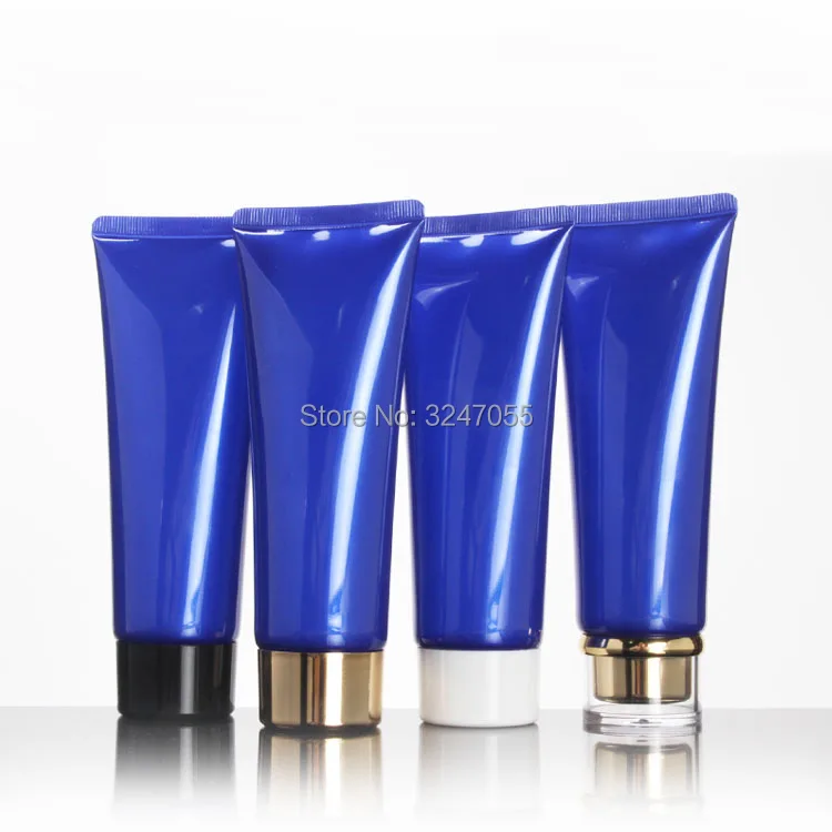 100ml/g Empty Blue Plastic Body/Hand Cream Squeeze Soft Tube Travel Portable Shampoo/Facial Cleanser Cosmetic Hose | Красота и