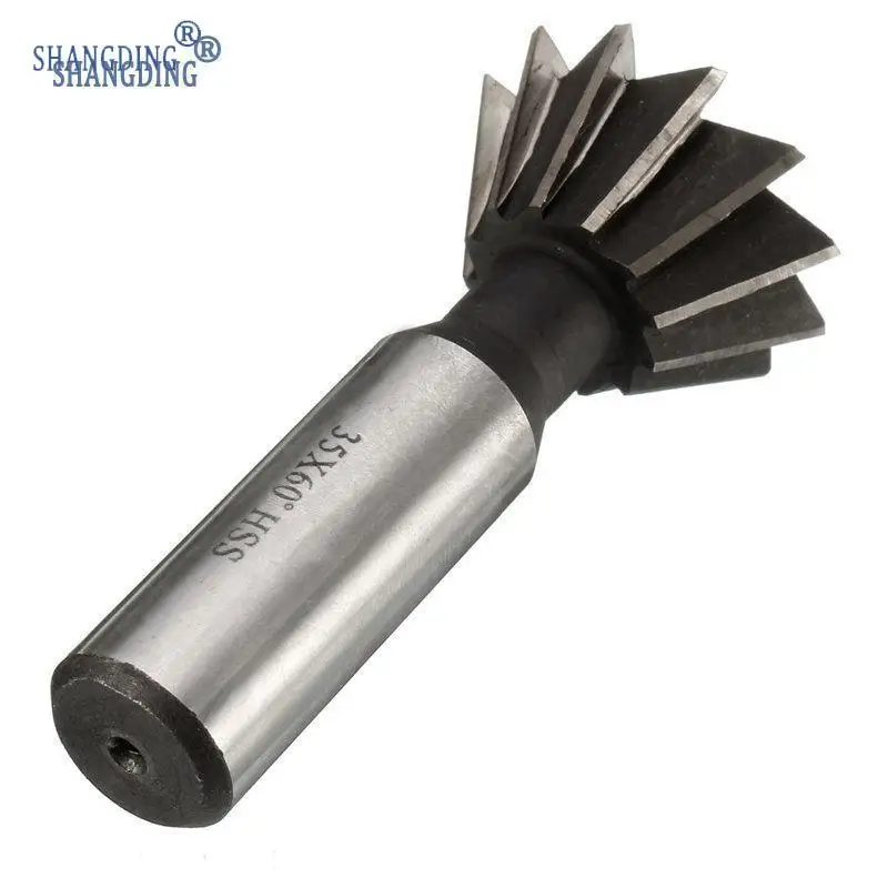 

Лучшая цена 25/30/32/35/40/45/50/60 мм Премиум HSS ласточкин хвост резак Концевая фреза фрезерование Высокоскоростная сталь 10-35 мм горячая распродажа
