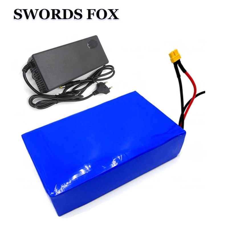 Литий-ионный аккумулятор SWORDS FOX 52 в 4 шт./лот 1500 Вт для электровелосипеда Samsung