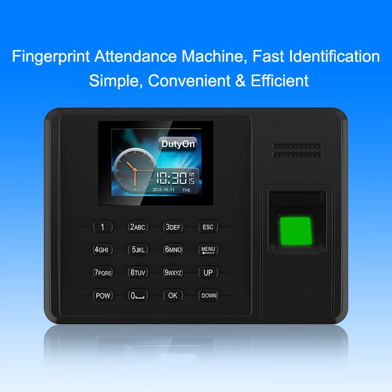 Eseye Biometric Fingerprint Attendance System USB Reader Office Clock Recorder Employee Device Machine | Безопасность и защита