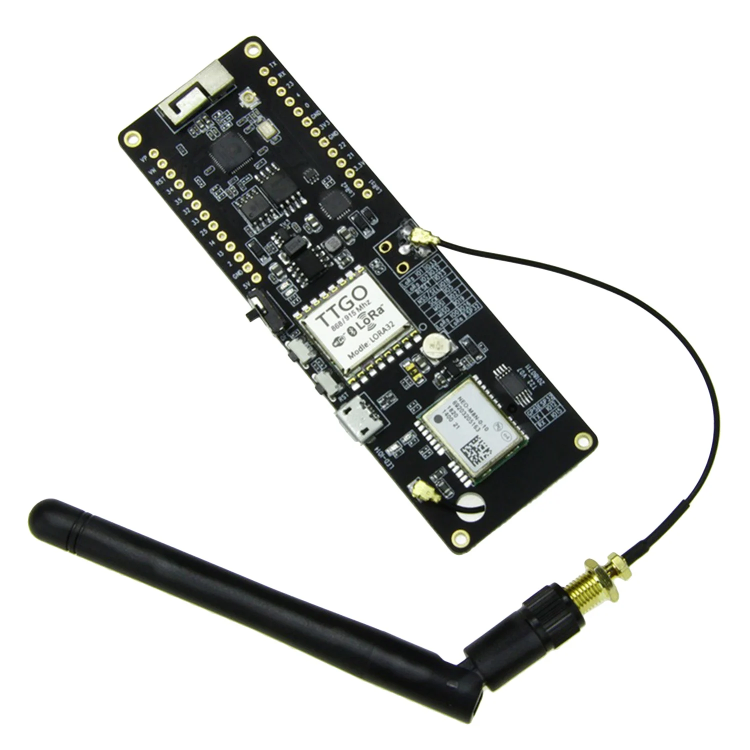 Ttgo T Beam 915 МГц Esp32 Wifi беспроводной Bluetooth модуль Esp 32 Gps Neo M8N Ipex Lora 18650 Держатель