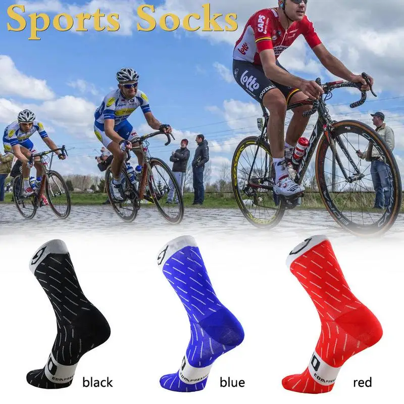 

For GIRO-COMPRESSION New Cycling Socks Top Quality Professional Brand Sport Socks Breathable Bicycle Sock Outdoor Racing Big Siz