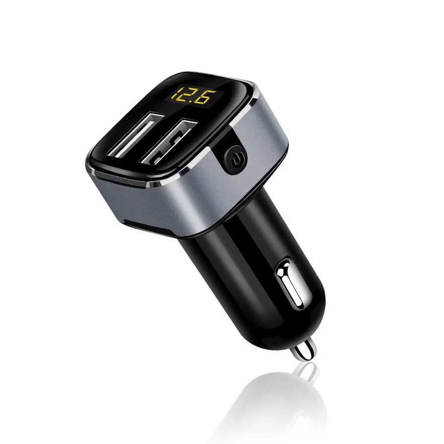 Мини Автомобильное зарядное устройство 3.1A KORSEED Dual USB для быстрой зарядки телефона