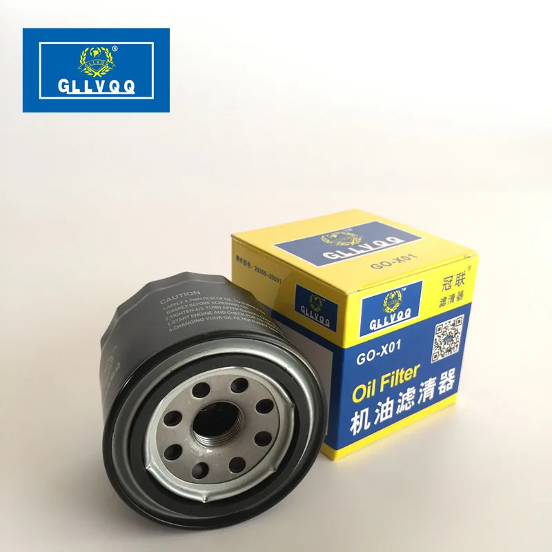 Масляный фильтр двигателя для Hyundai Elantra Sonata Tucson VERNA Cerato Kia K3 OEM 26300 35501|Масляные