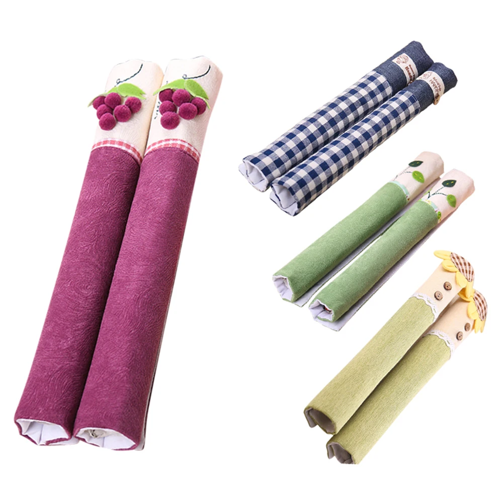 1 пара Ручка дверцы холодильника крышки держать ваш кухонный прибор чистым от