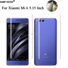 Мягкая ТПУ Защитная пленка для Xiaomi Mi 6 M6 Mi6 5,15 дюйма, передняя и задняя полная защита экрана, прозрачная защитная пленка + инструменты для очистки