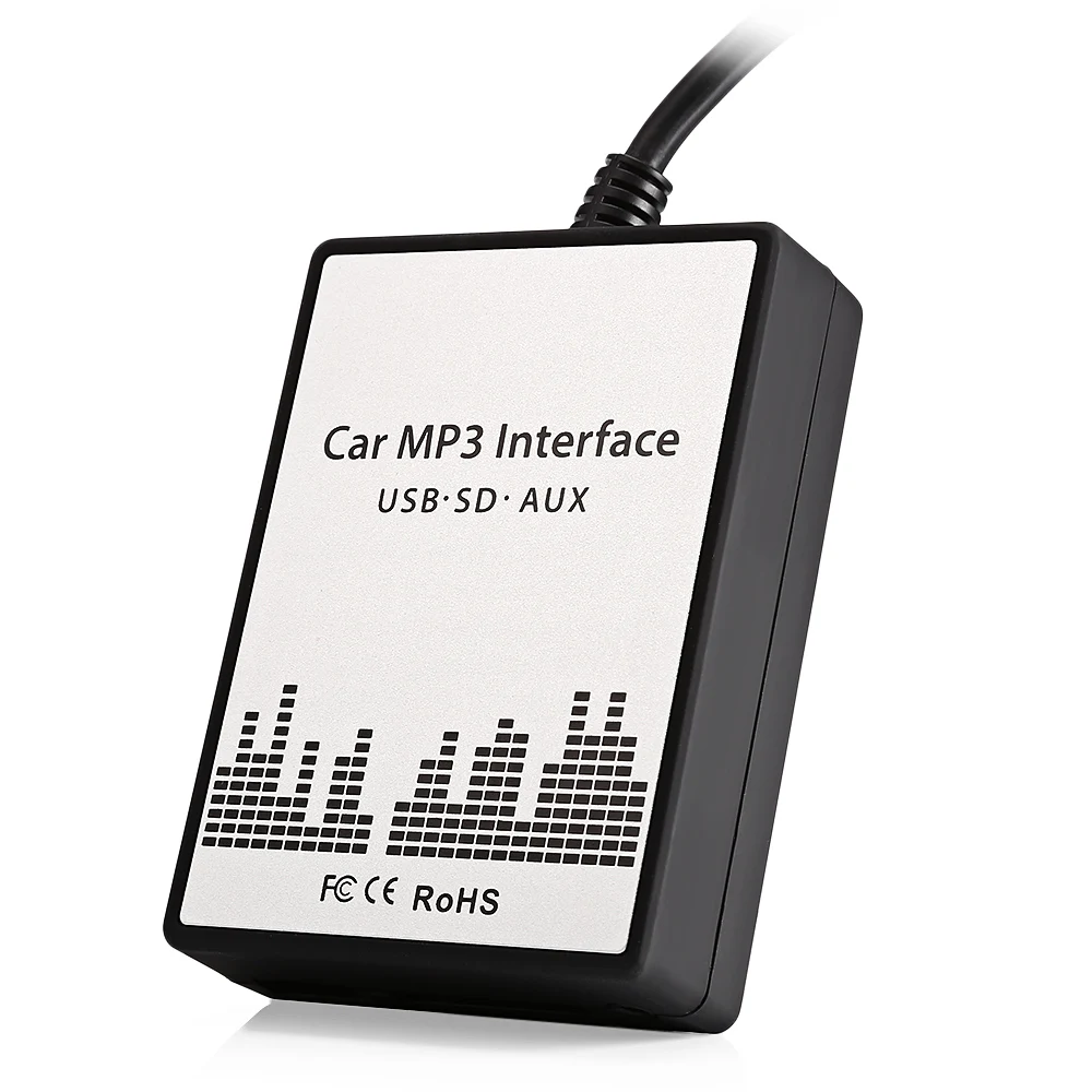 DC 12 V Автомобильный MP3 плеер радио Интерфейс адаптер для Ford Поддержка USB флэш карты