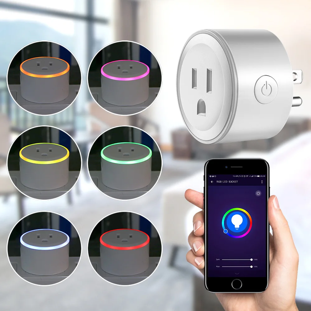 Intelligent Timing Remote Control WiFi Smart Socket Switch Electrical Support Alexa Android IOS US Plug | Обустройство дома