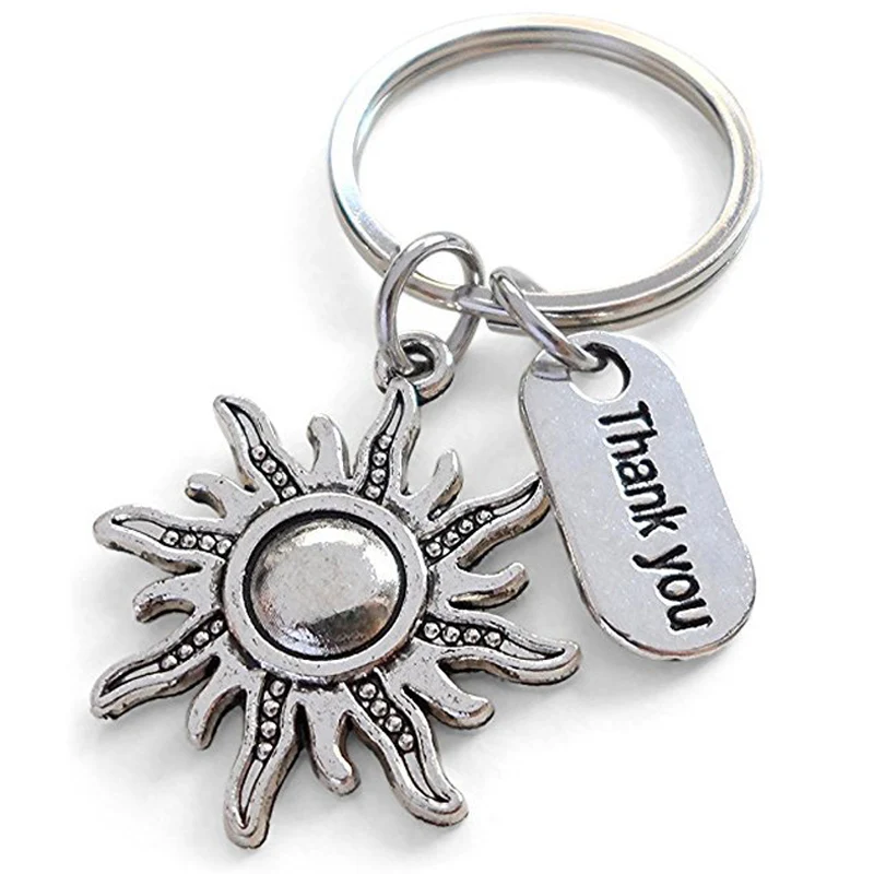 Модный брелок с надписью Sun And Thank You автомобильный для ключей на День учителя