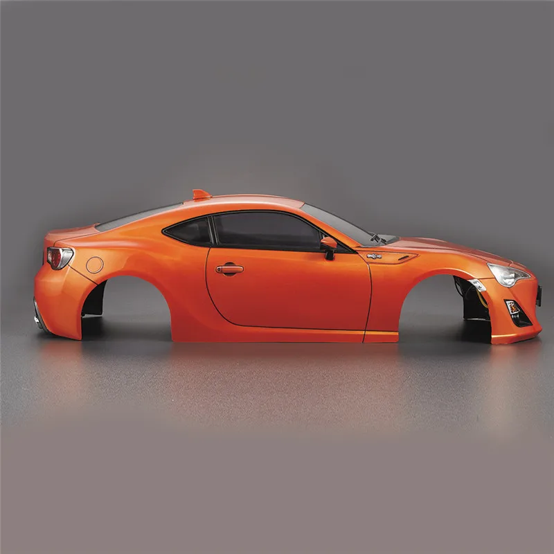 Killerbody 86 готовая RC корпус автомобиля металлический-оранжевый Печатный свет ведра