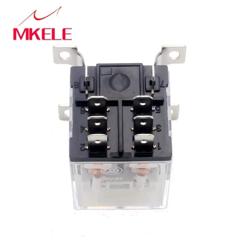 IMC горячее JQX 12F 2Z DC 12V 30A DPDT универсальное реле питания 8 контактный серебряный