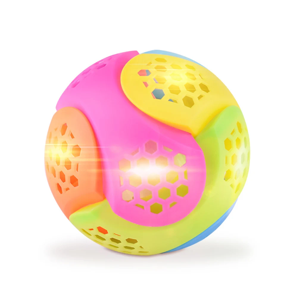 1Pcs Light Music Bouncing Ball Baby Noctiluca Creative Learning Power Gift Flash Jump Rotate Hot Electric Dancing Toy |