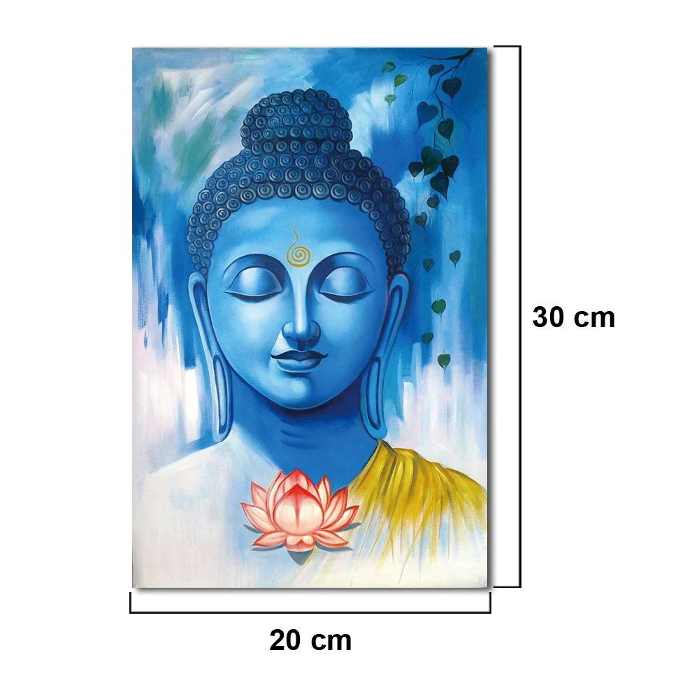 Лотос Будда масляная живопись Настенная картина плакаты и принты для гостиной