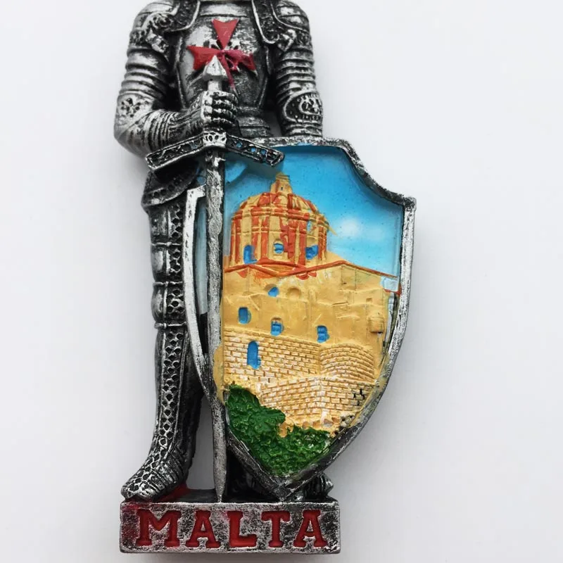Мальтийский Железный Воин магниты на холодильник знаменитый пейзаж наклейки