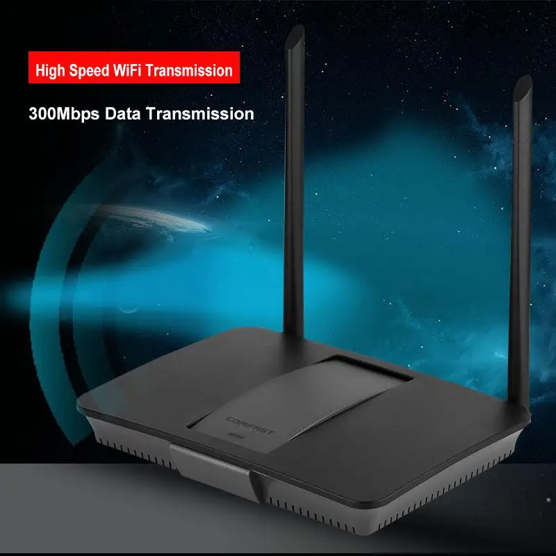 Comfast 300 Мбит/с Cf Wr610N 2 412 484 ГГц беспроводной маршрутизатор двойная передача данных