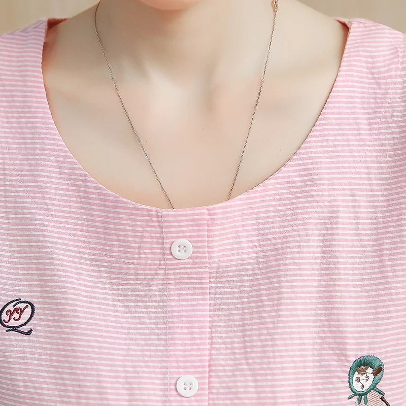 Летнее мини-платье в полоску с коротким рукавом для беременных женщин большие