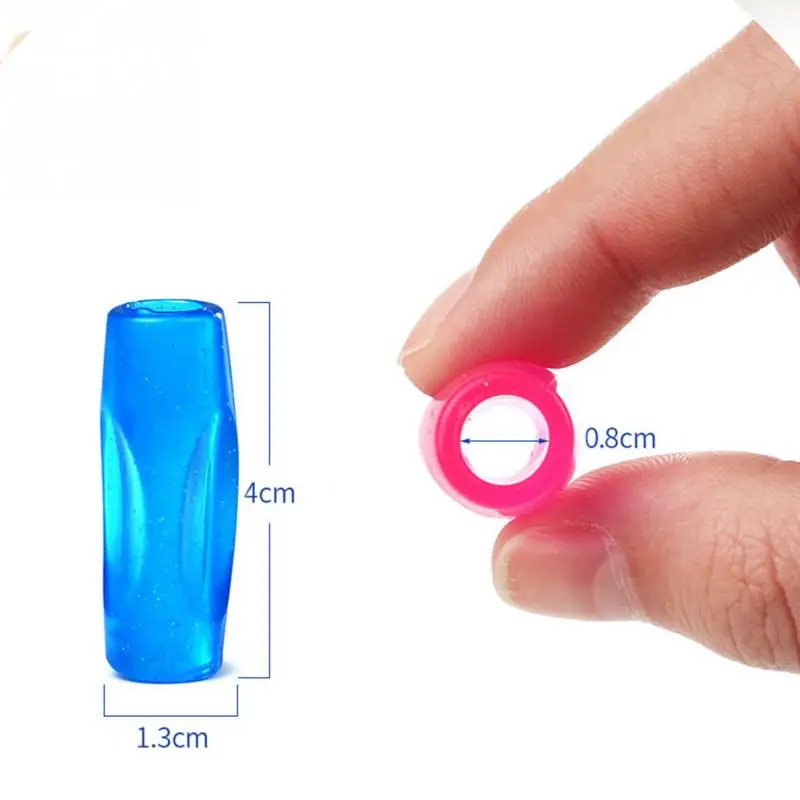 4 шт. цилиндрическая ручка для регулировки детских жестов силиконовая мягкая