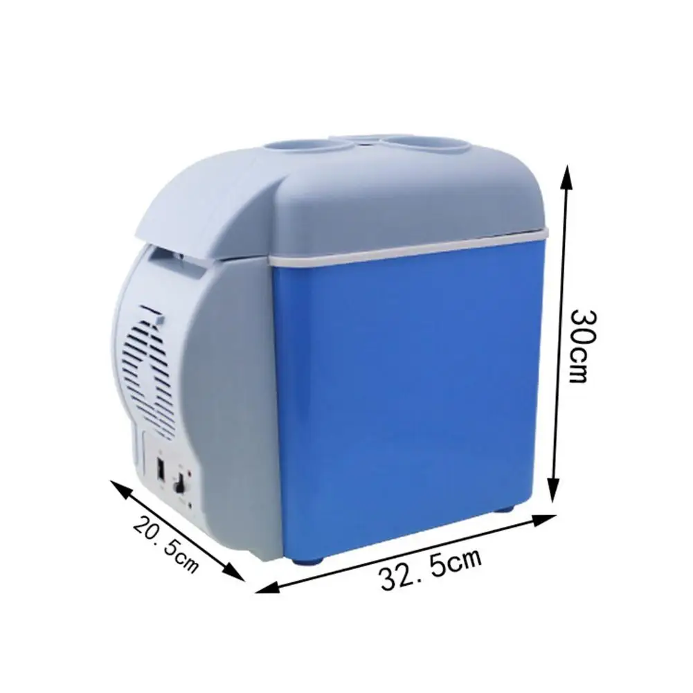 Переносной мини холодильник 7 5 л 12 В автомобильный домашний для кемпинга