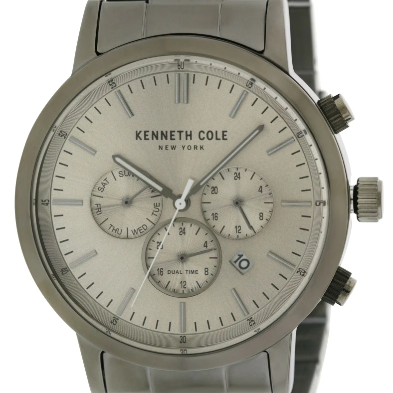 Kenneth Cole хронограф из нержавеющей стали мужские часы KCC0133003 | Наручные