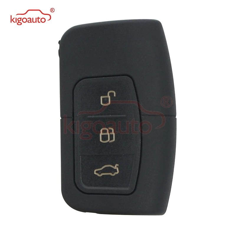 Чехол для смарт ключей Kigoauto 3 кнопки Ford Focus Mondeo C Max включен Аварийный ключ HU101|Ключ