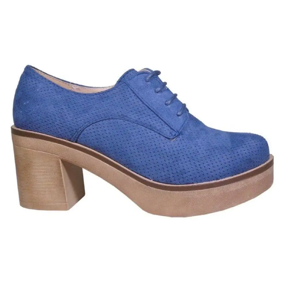 BUONAROTTI-WOMAN-COMBINED-SHOES с CORDS-BUONAROTI 17038 сине- | Обувь