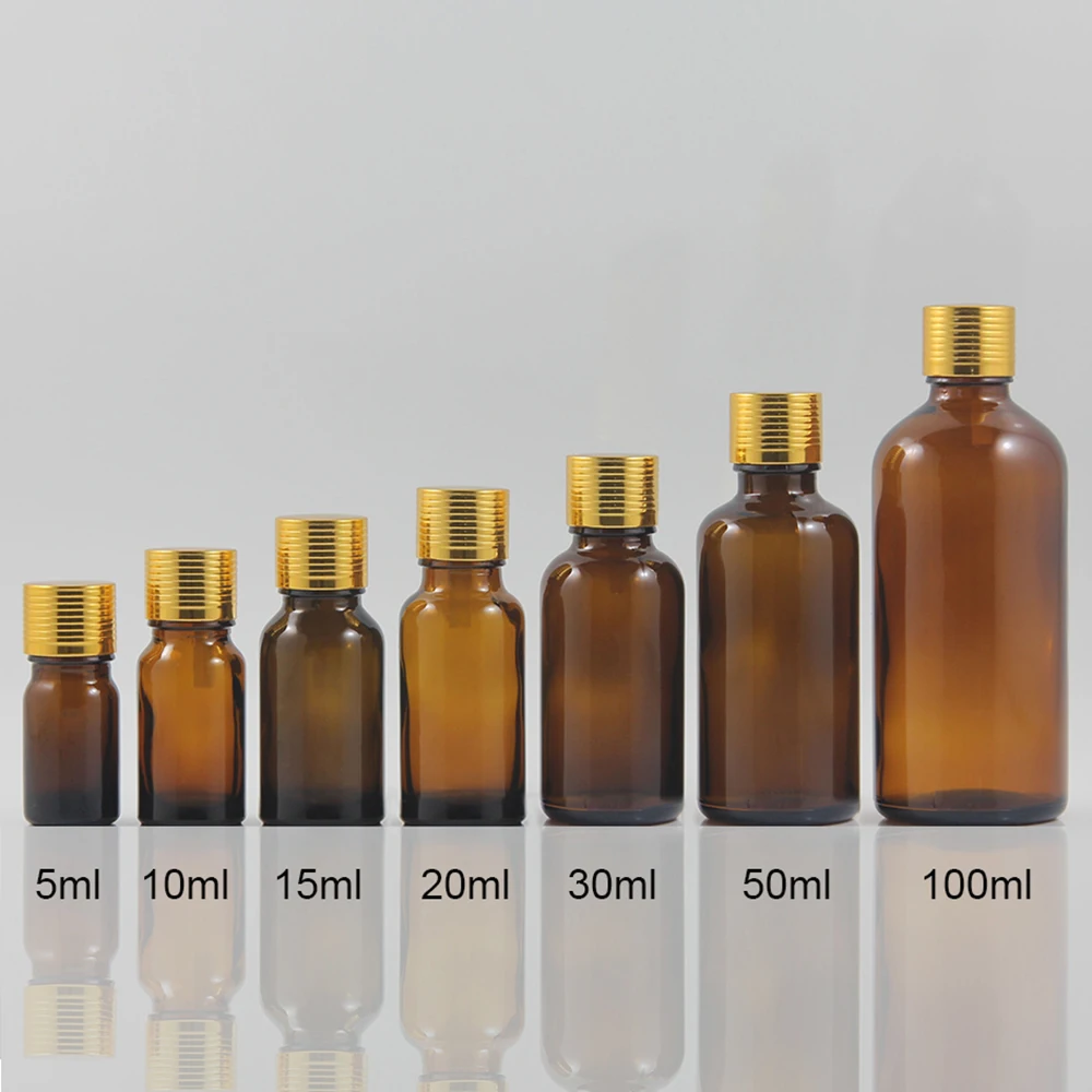 100pcs/lots high quanlity 100ml brown glass bottle for essential oil, 100ml essential liquid cosmetic container