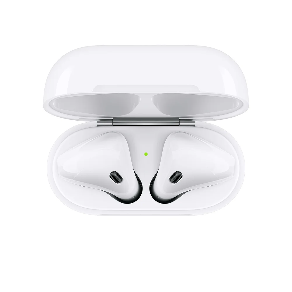 Оригинальные Apple AirPods 2nd с зарядным чехлом беспроводные Bluetooth наушники стерео