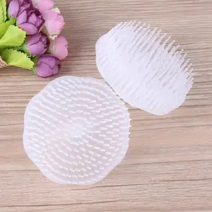 2 шт. белые щетки для мытья волос, шампунь, массажная Расческа для кожи головы, мини щетка для мытья волос, щетка для ванны душа