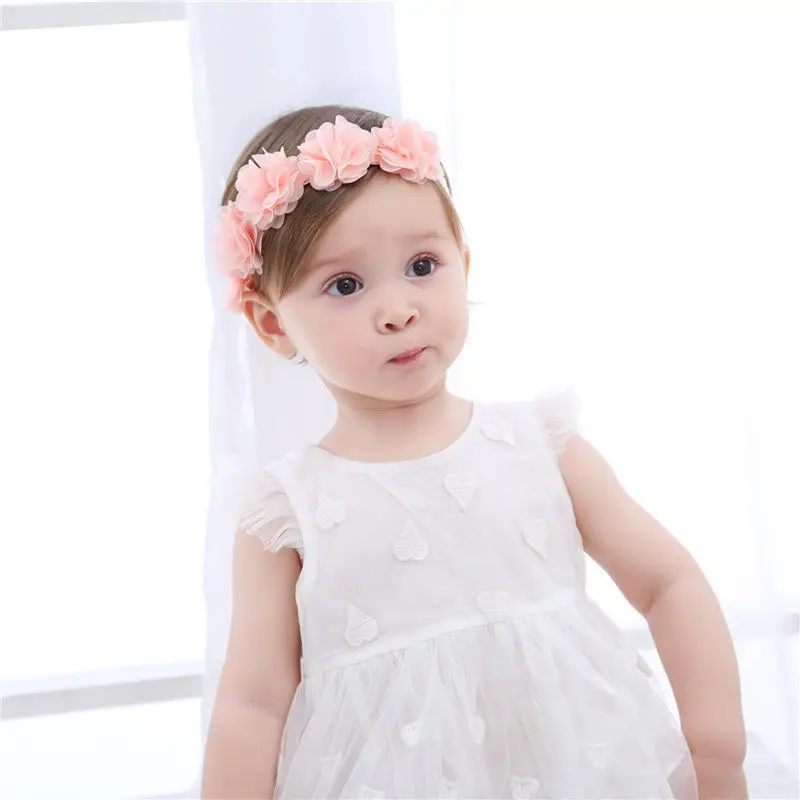Cute Lace Flower Kids Baby Girl Toddler Headband Hair Band Headwear Accessories | Детская одежда и обувь