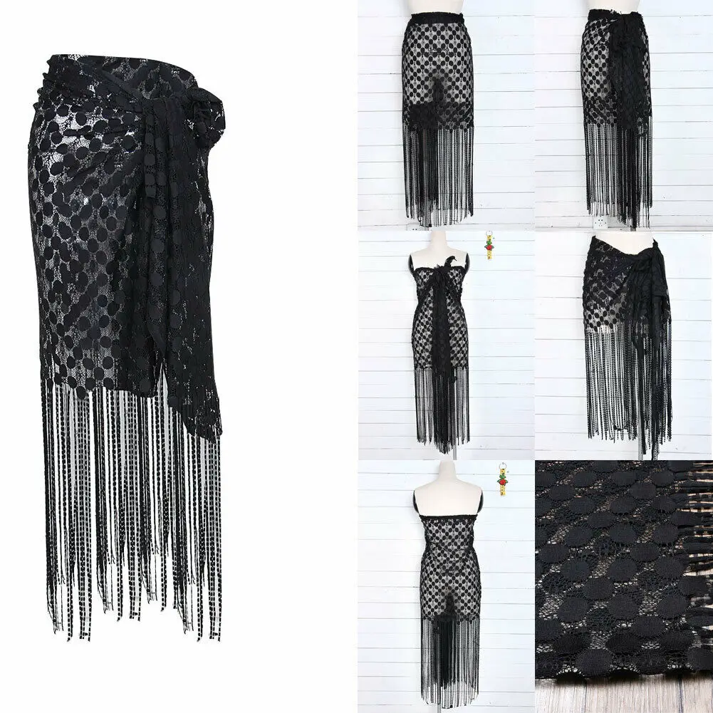Женская Длинная пляжная юбка BOHO однотонная длинная для лета 2019|Женские юбки| |