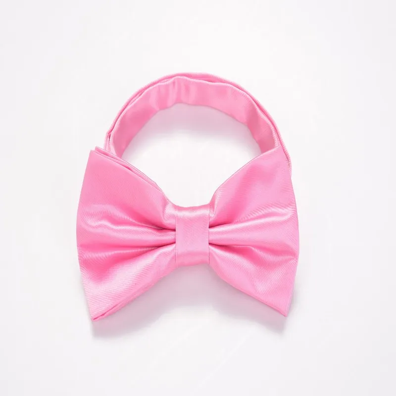 

Classic Men Bowtie Fashion 7Solid Color Bow Tie Mint Green Red Black White Green Pets Cravate