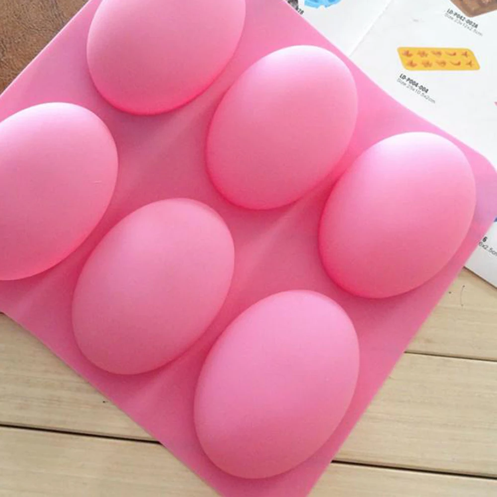 Яйцо Форма торта 3D овальной формы капкейк печенье Muffin мыло силиконовые яйца гуся