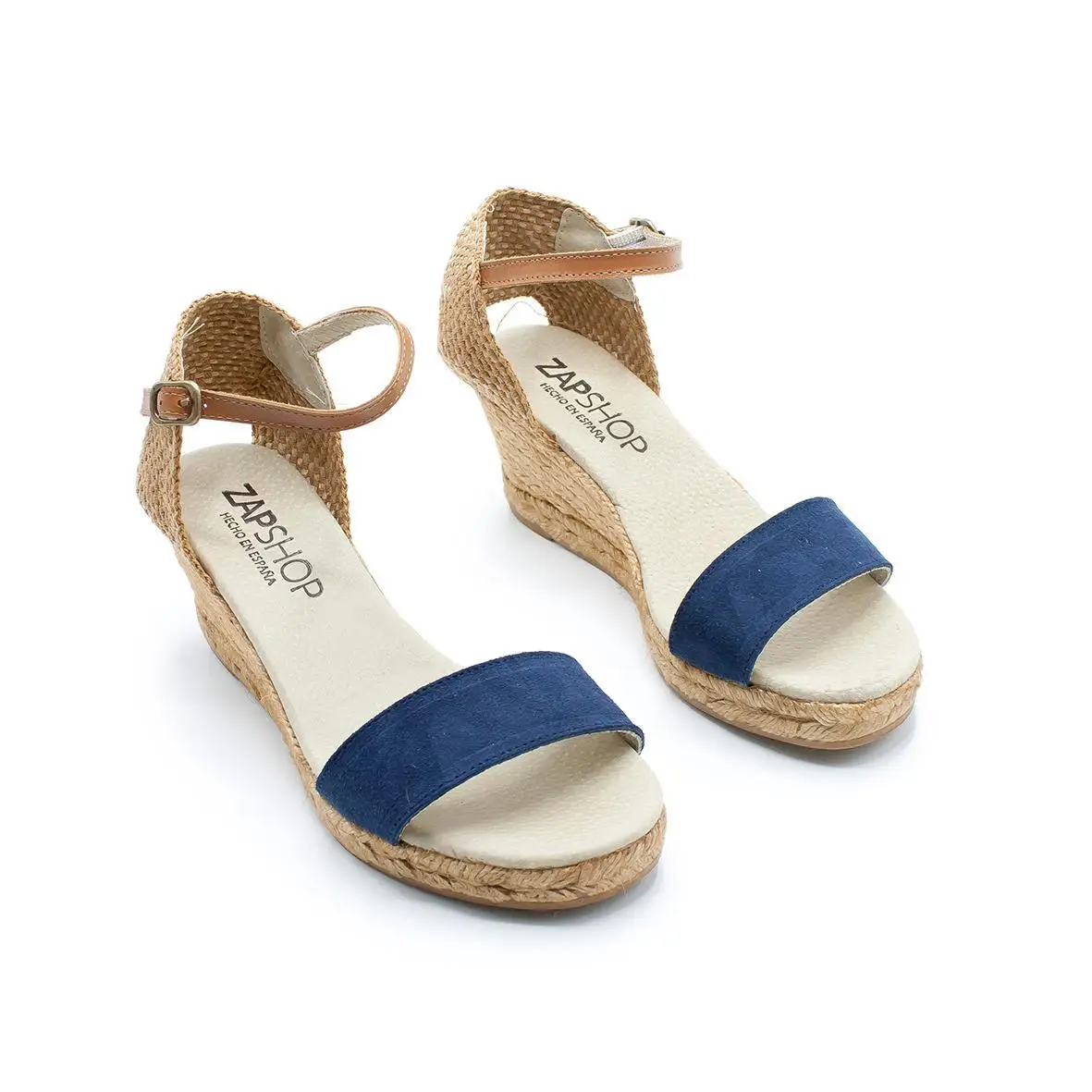 ZAPSHOP-WOMAN-SKIN-ESPARTOS DE CUNA-SANDAL CUNA Для женщин-темно-синий | Обувь